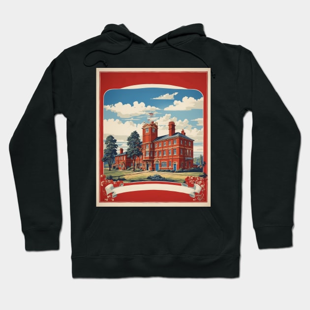 West Midlands England Vintage Travel Tourism Poster Art Hoodie by TravelersGems